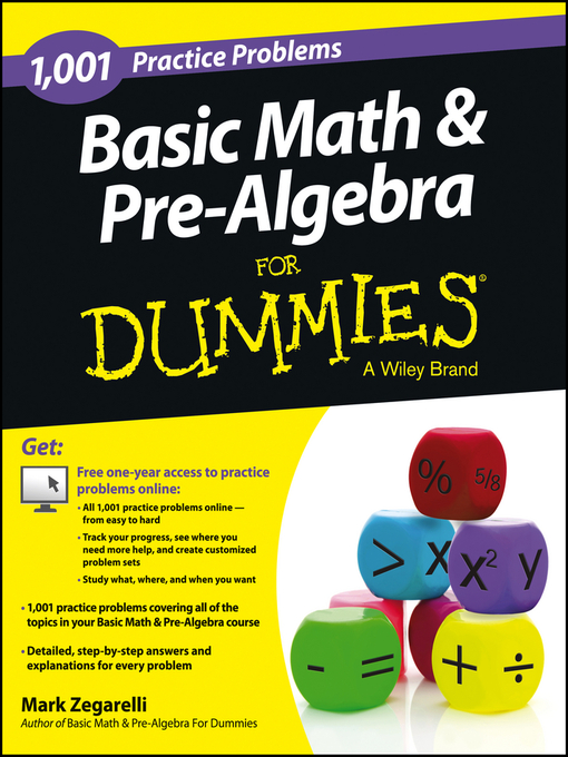 Cover of Basic Math & Pre-Algebra